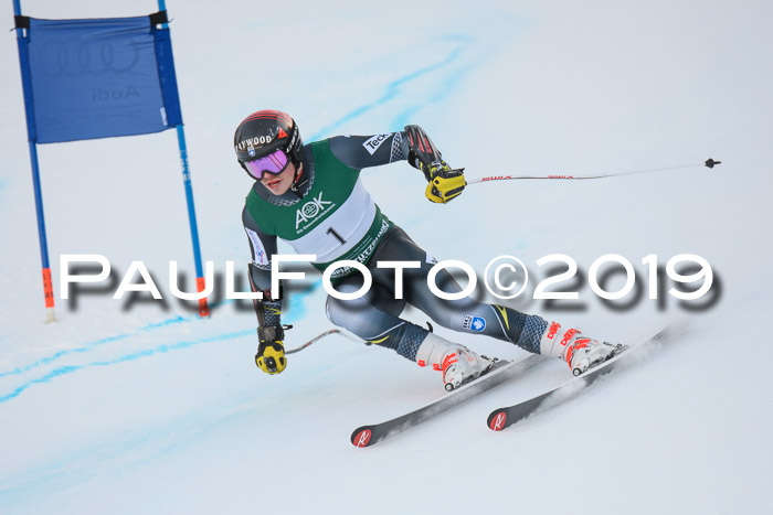 NJC + FIS, Super-G, Herren, 06.02.2019