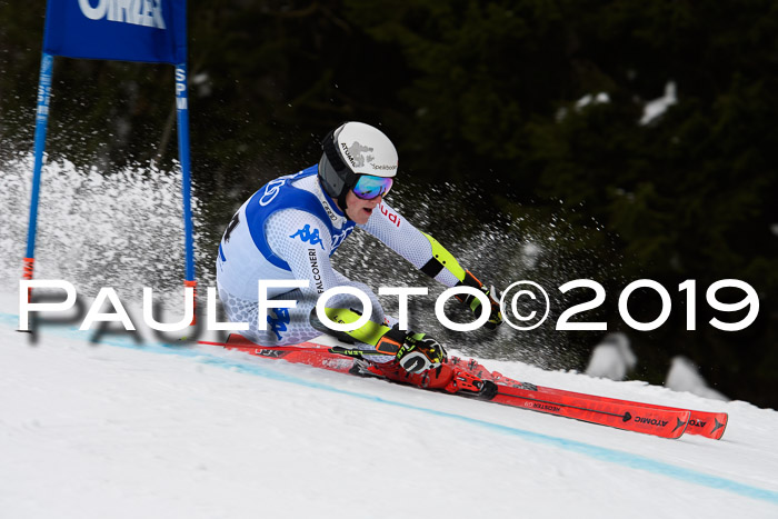 FIS Riesenslalom, Herren, Bay. Jugend, Oberjoch, 09.02.2018