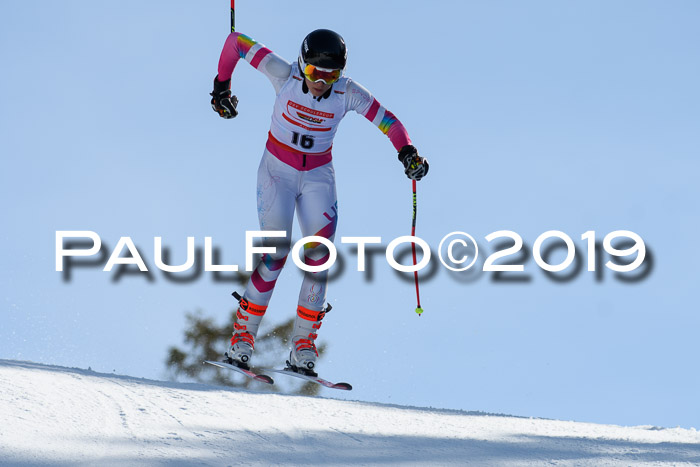 DSV Schülercup U16 Super-G, 26.02.2019