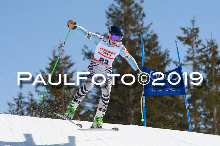 DSV Schülercup U16 Super-G, 26.02.2019