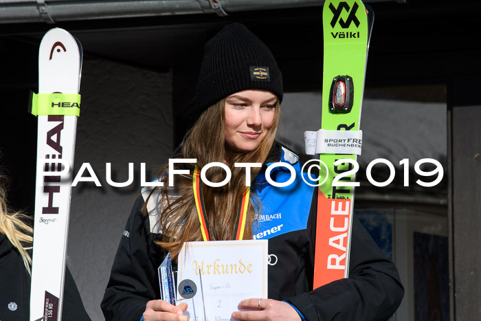 DSV Schülercup U16 Super-G, 26.02.2019