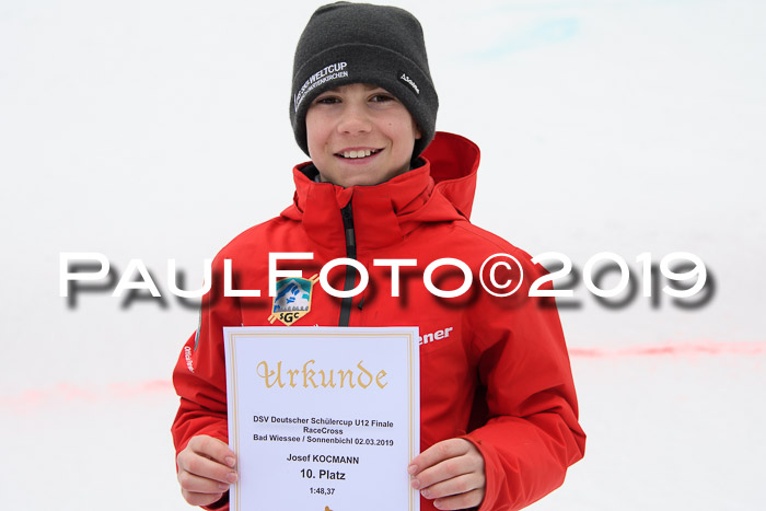 DSV Deutscher Schülercup U12 Finale 2019, Race Cross 02.03.2019