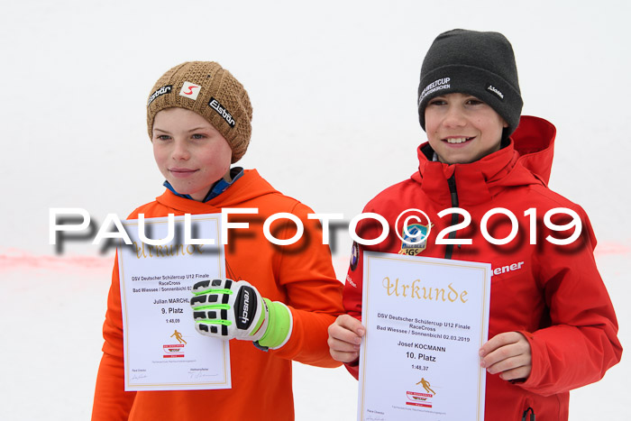 DSV Deutscher Schülercup U12 Finale 2019, Race Cross 02.03.2019