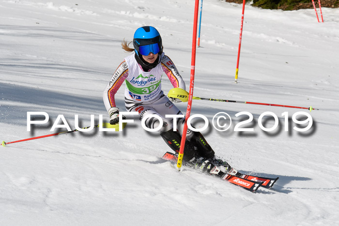 FIS Slalom Damen + NJR Herren, Lenggries 03.03.2019