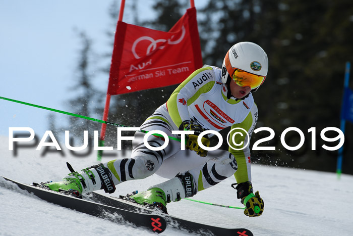 Dt. Schülercup Finale U16 Riesenslalom 08.03.2019