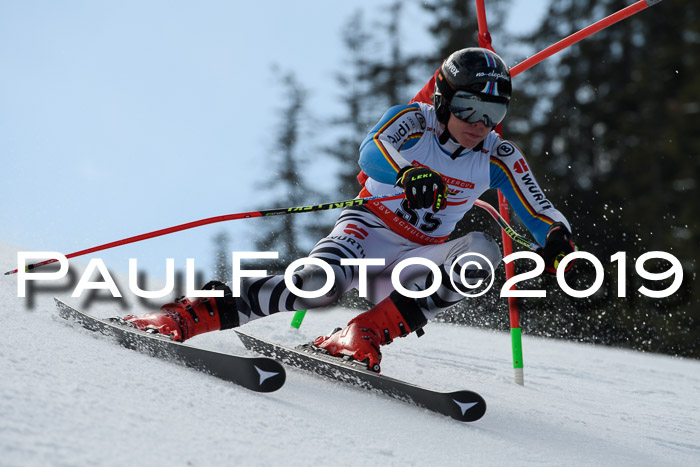 Dt. Schülercup Finale U16 Riesenslalom 08.03.2019