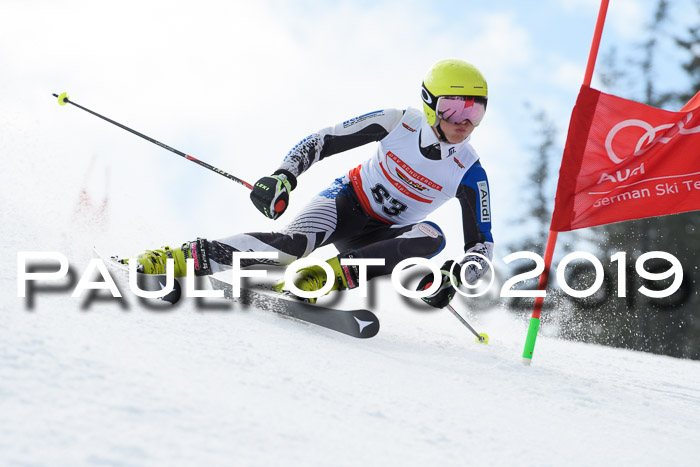 Dt. Schülercup Finale U16 Riesenslalom 08.03.2019