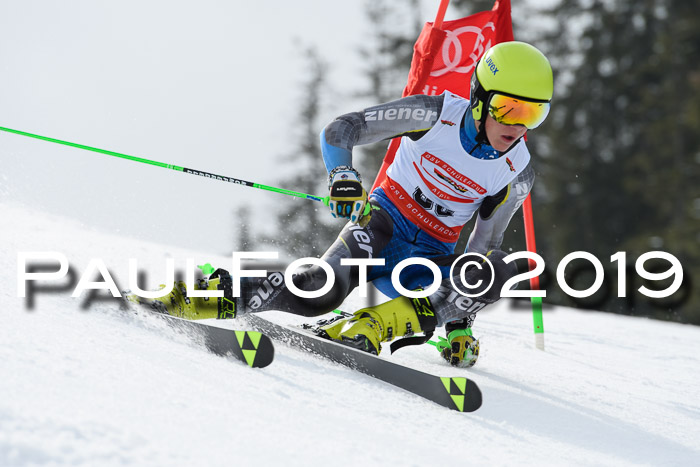 Dt. Schülercup Finale U16 Riesenslalom 08.03.2019