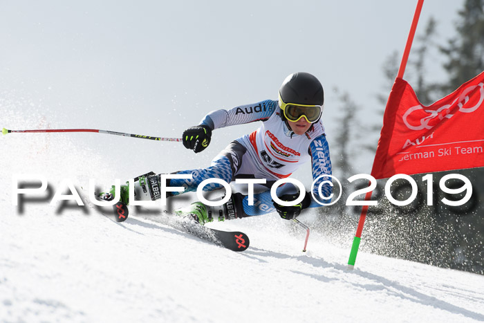 Dt. Schülercup Finale U16 Riesenslalom 08.03.2019