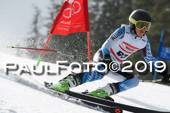 Dt. Schülercup Finale U16 Riesenslalom 08.03.2019