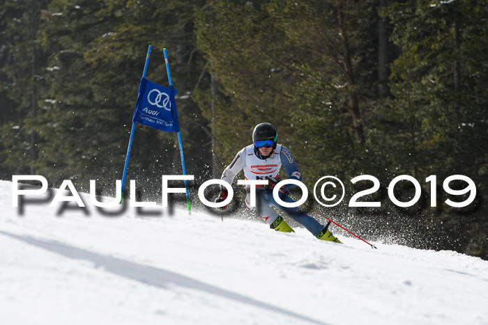 Dt. Schülercup Finale U16 Riesenslalom 08.03.2019