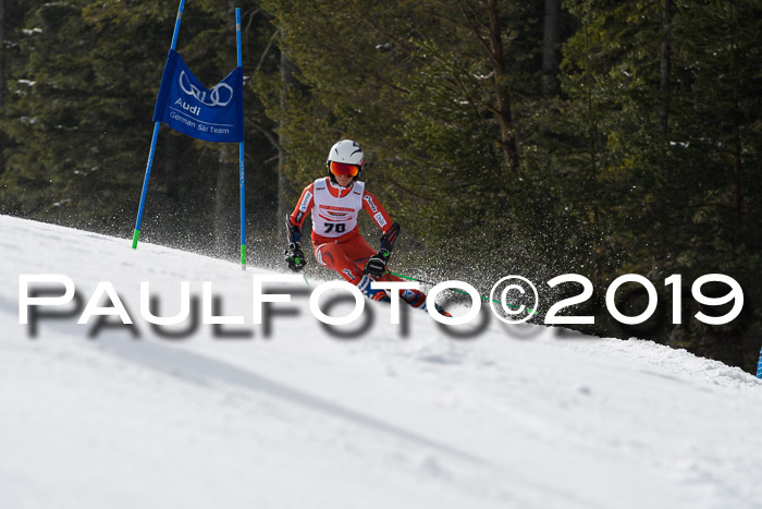 Dt. Schülercup Finale U16 Riesenslalom 08.03.2019