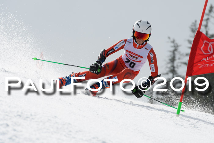 Dt. Schülercup Finale U16 Riesenslalom 08.03.2019