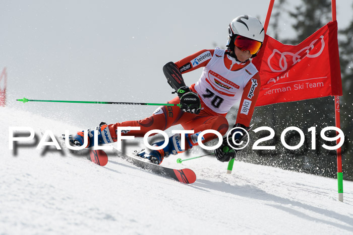 Dt. Schülercup Finale U16 Riesenslalom 08.03.2019