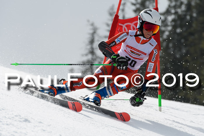 Dt. Schülercup Finale U16 Riesenslalom 08.03.2019