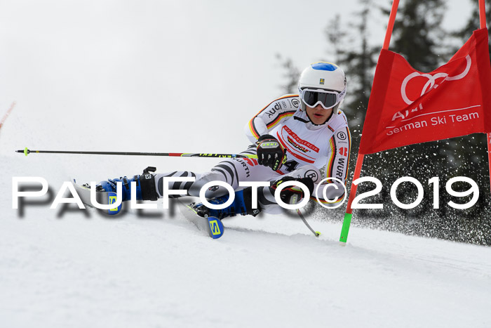 Dt. Schülercup Finale U16 Riesenslalom 08.03.2019