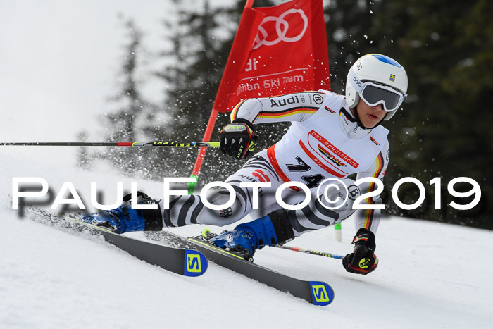 Dt. Schülercup Finale U16 Riesenslalom 08.03.2019