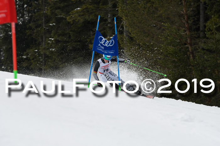 Dt. Schülercup Finale U16 Riesenslalom 08.03.2019