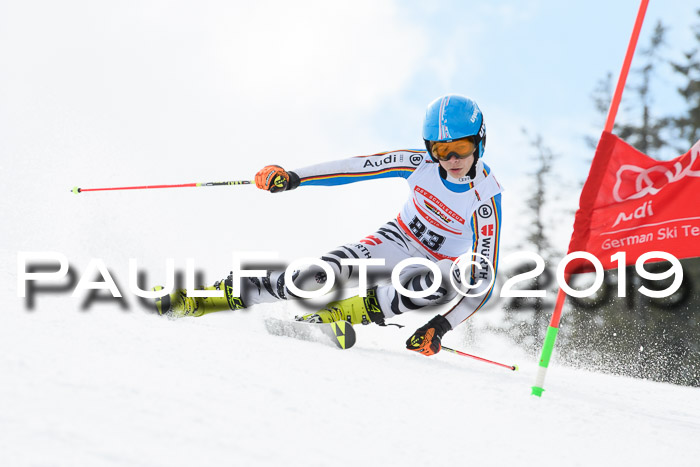 Dt. Schülercup Finale U16 Riesenslalom 08.03.2019