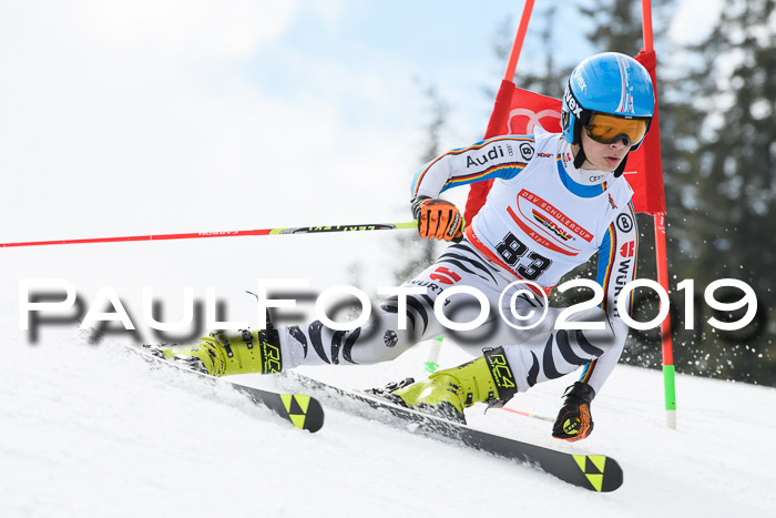 Dt. Schülercup Finale U16 Riesenslalom 08.03.2019