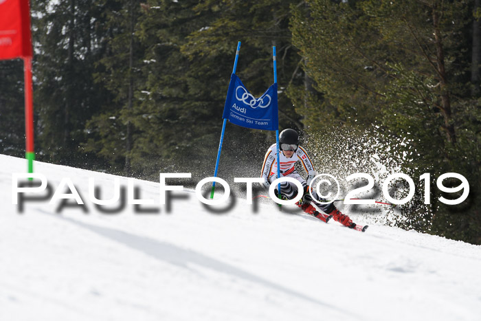 Dt. Schülercup Finale U16 Riesenslalom 08.03.2019