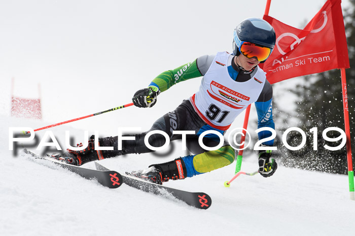 Dt. Schülercup Finale U16 Riesenslalom 08.03.2019