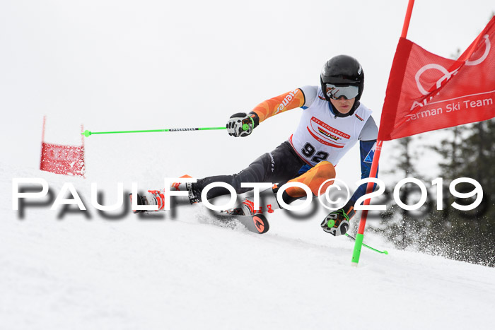 Dt. Schülercup Finale U16 Riesenslalom 08.03.2019