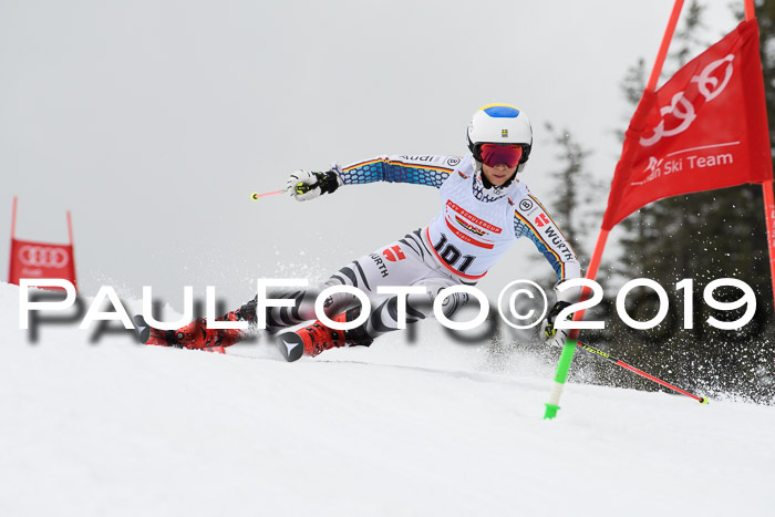 Dt. Schülercup Finale U16 Riesenslalom 08.03.2019