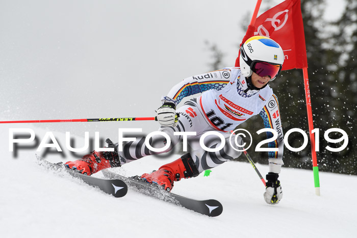 Dt. Schülercup Finale U16 Riesenslalom 08.03.2019