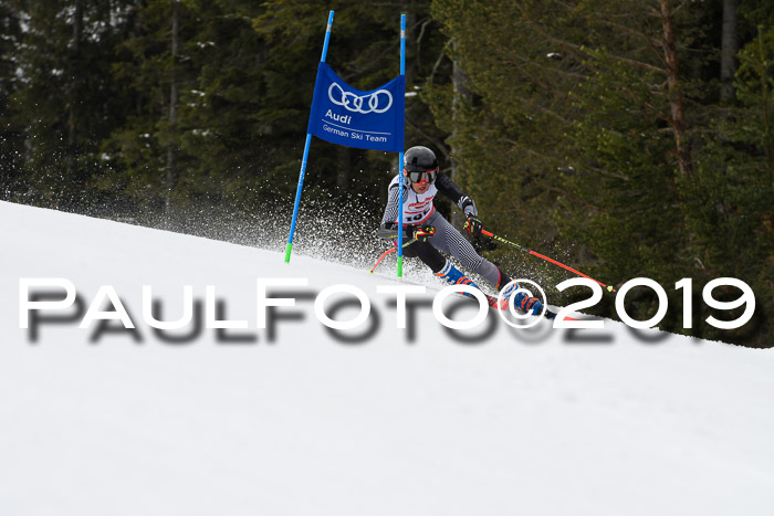 Dt. Schülercup Finale U16 Riesenslalom 08.03.2019