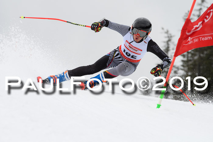 Dt. Schülercup Finale U16 Riesenslalom 08.03.2019