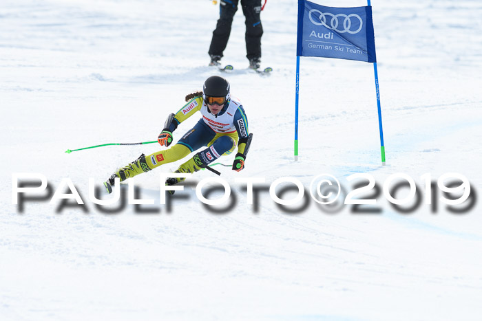 Dt. Schülercup Finale U16 Riesenslalom 08.03.2019