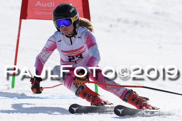 Dt. Schülercup Finale U16 Riesenslalom 08.03.2019