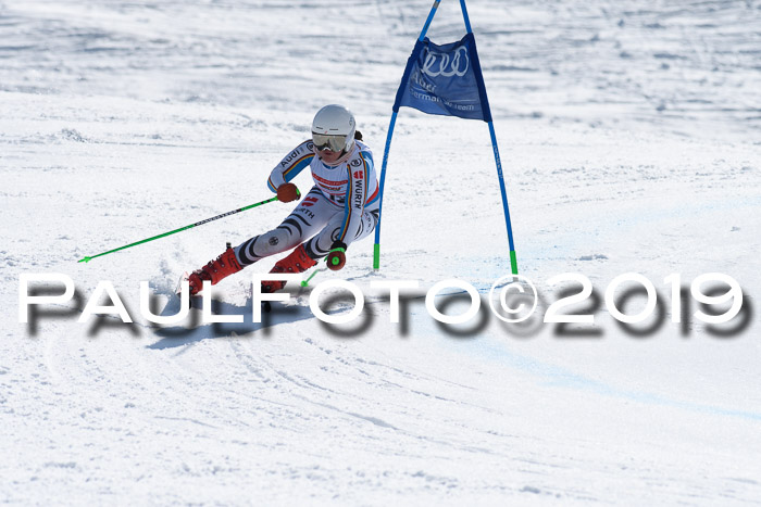 Dt. Schülercup Finale U16 Riesenslalom 08.03.2019