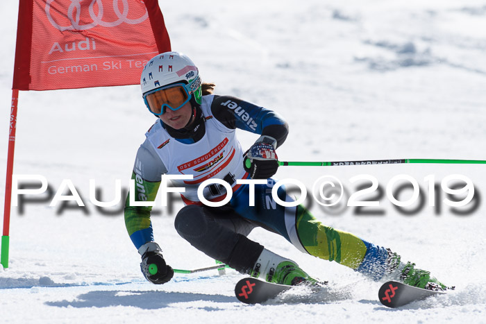 Dt. Schülercup Finale U16 Riesenslalom 08.03.2019