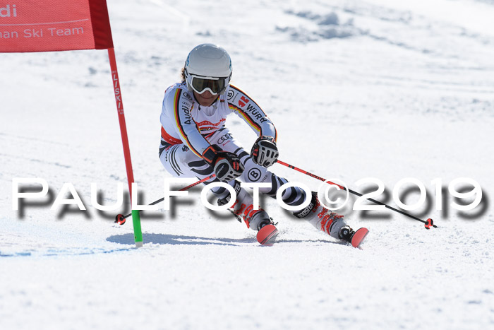 Dt. Schülercup Finale U16 Riesenslalom 08.03.2019