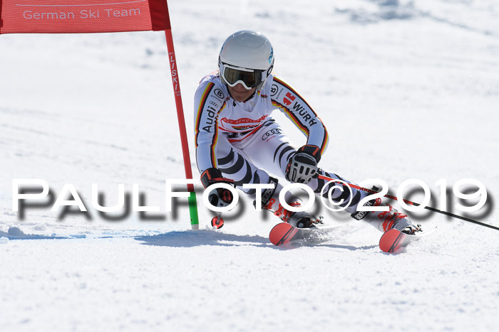 Dt. Schülercup Finale U16 Riesenslalom 08.03.2019