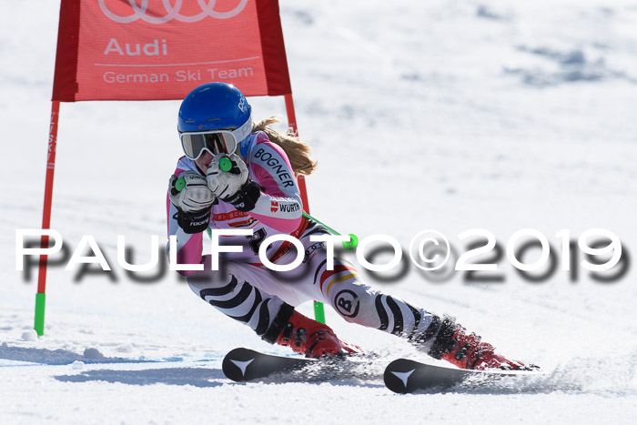 Dt. Schülercup Finale U16 Riesenslalom 08.03.2019