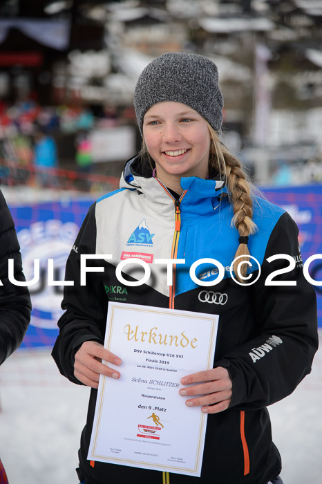 Dt. Schülercup Finale U16 Riesenslalom 08.03.2019