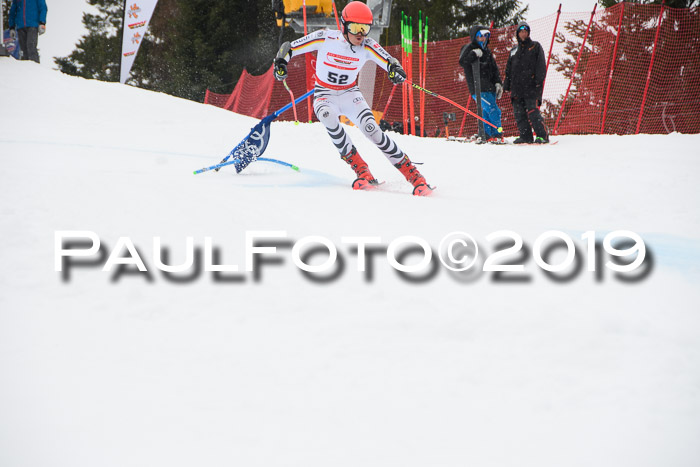 Dt. Schülercup U16 Finale, Parallelslalom, 10.03.2019, Siegerehrungen DSC Gesamt