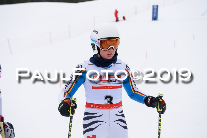 Dt. Schülercup U16 Finale, Parallelslalom, 10.03.2019, Siegerehrungen DSC Gesamt