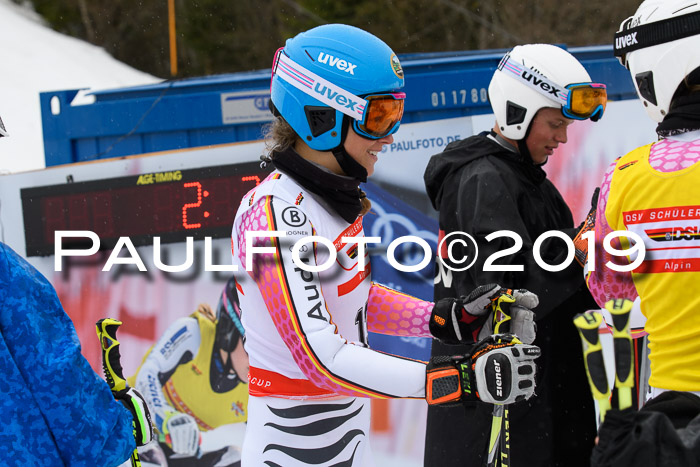 Dt. Schülercup U16 Finale, Parallelslalom, 10.03.2019, Siegerehrungen DSC Gesamt