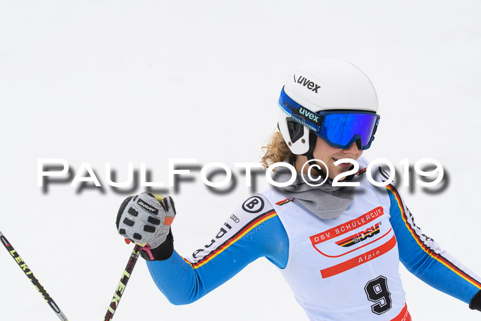 Dt. Schülercup U16 Finale, Parallelslalom, 10.03.2019, Siegerehrungen DSC Gesamt