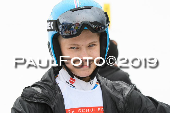 Dt. Schülercup U16 Finale, Parallelslalom, 10.03.2019, Siegerehrungen DSC Gesamt