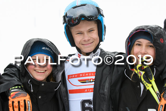 Dt. Schülercup U16 Finale, Parallelslalom, 10.03.2019, Siegerehrungen DSC Gesamt