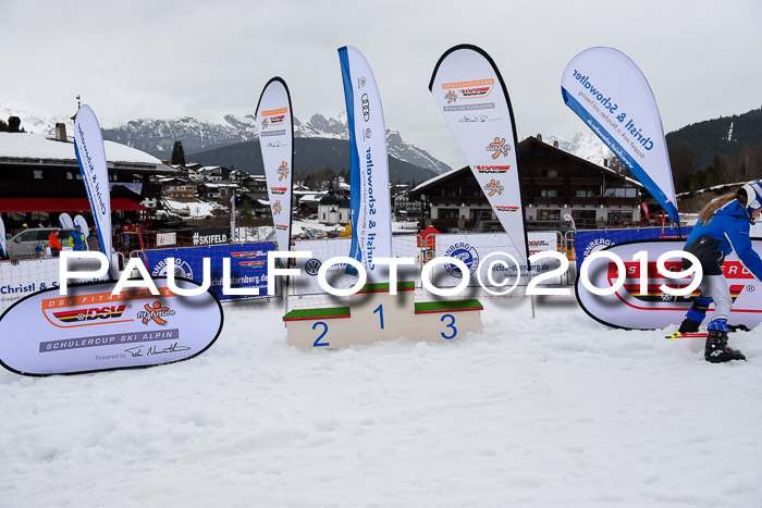 Dt. Schülercup U16 Finale, Parallelslalom, 10.03.2019, Siegerehrungen DSC Gesamt