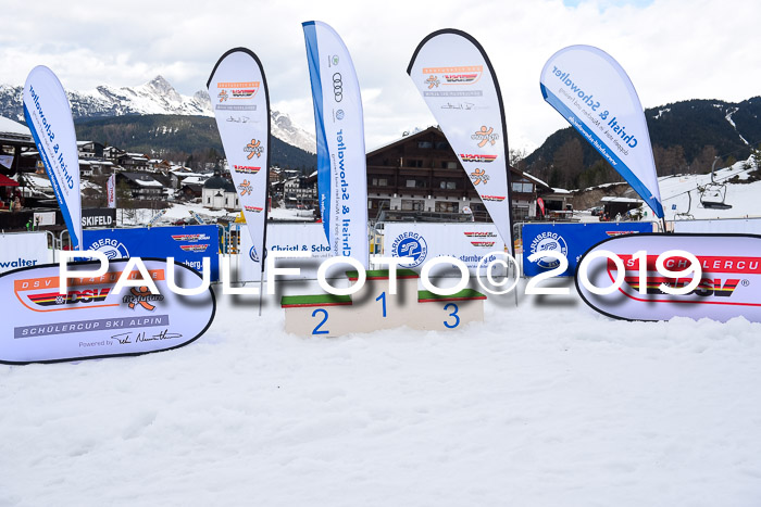 Dt. Schülercup U16 Finale, Parallelslalom, 10.03.2019, Siegerehrungen DSC Gesamt