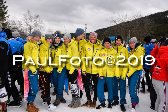 Dt. Schülercup U16 Finale, Parallelslalom, 10.03.2019, Siegerehrungen DSC Gesamt