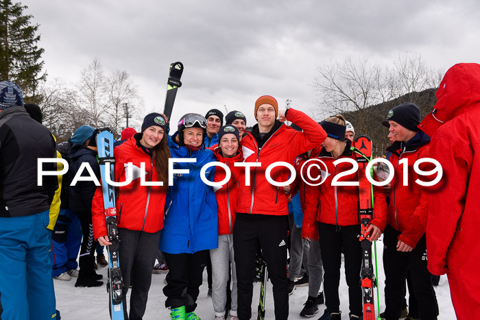 Dt. Schülercup U16 Finale, Parallelslalom, 10.03.2019, Siegerehrungen DSC Gesamt