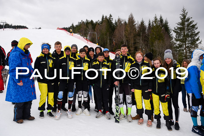 Dt. Schülercup U16 Finale, Parallelslalom, 10.03.2019, Siegerehrungen DSC Gesamt